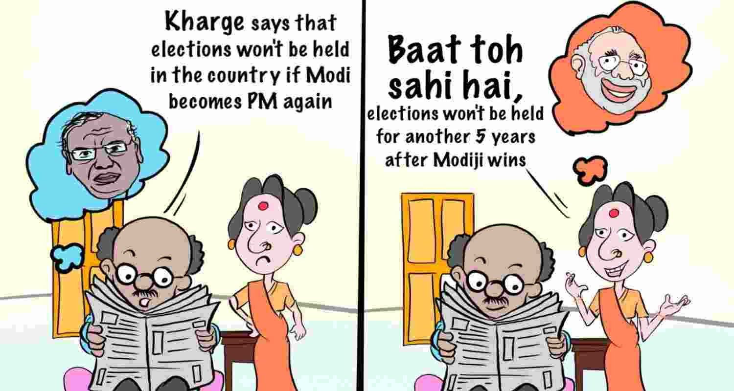 Cartoons as political satire