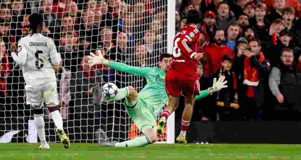 Real Madrid goalkeeper Thibaut Courtois pulls off another crucial save against Liverpool, underlining why he remains one of the world’s finest despite Madrid’s 1-0 defeat.