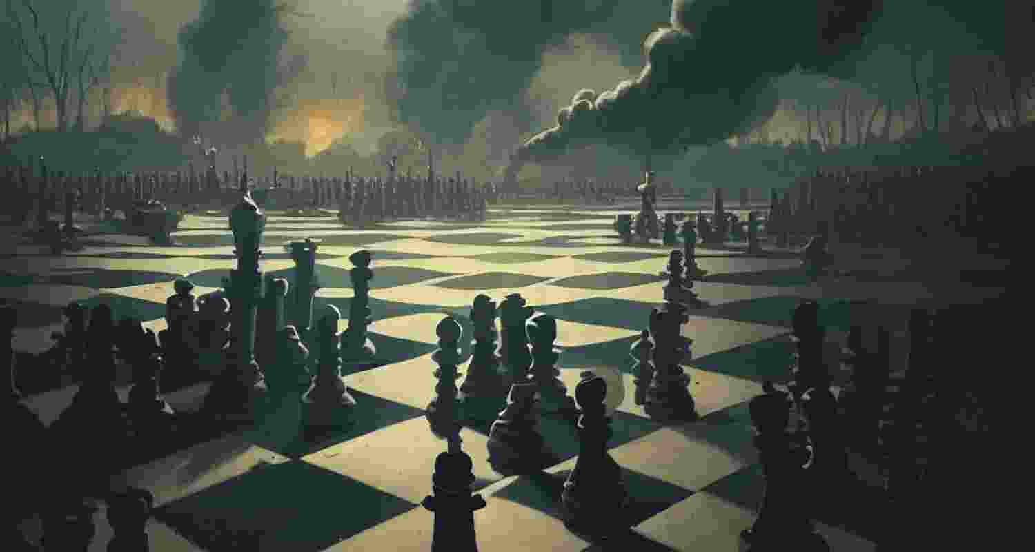In the world of chess, impossible drama and unthinkable warfare