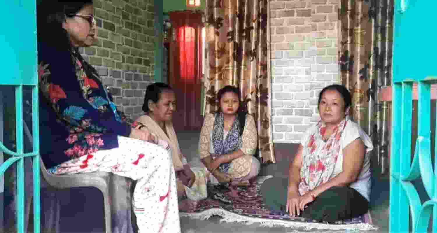 Subhash Chhetri’s grieving family.