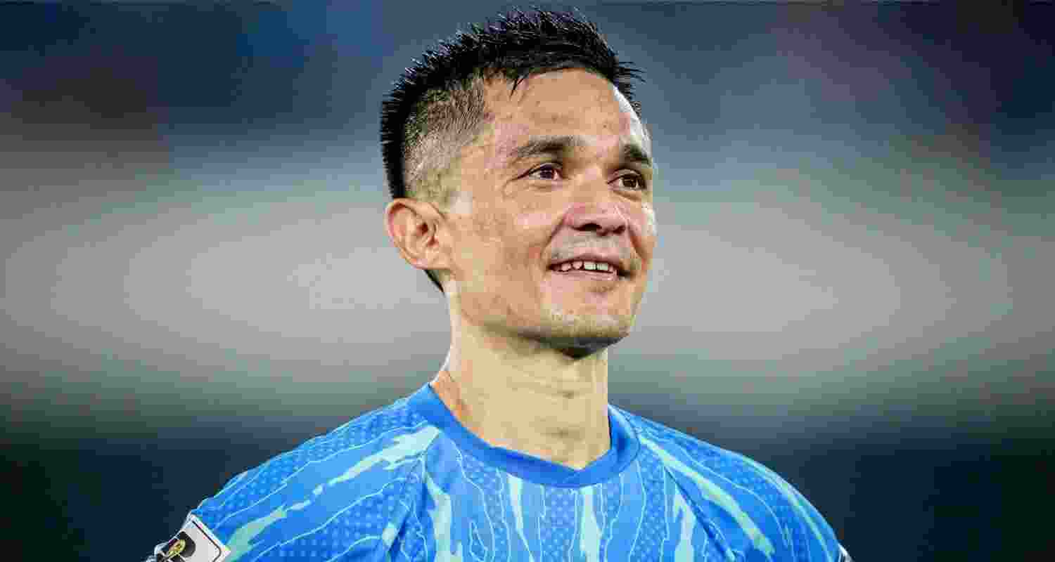 India football legend Sunil Chhetri.