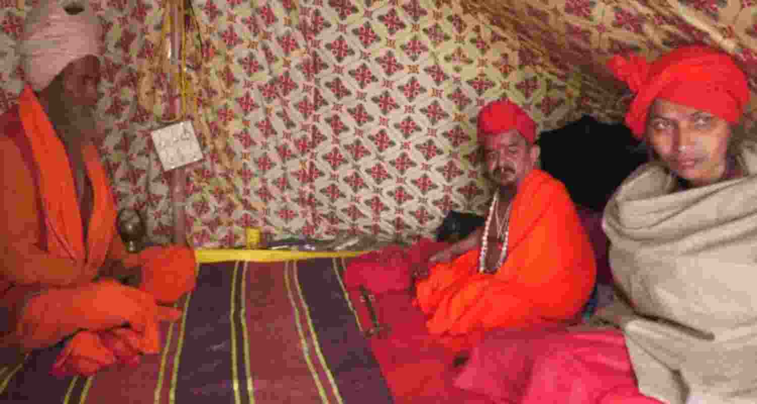 Chhotu Baba has become the centre of attraction at the Mahakumbh Mela in Prayagraj.