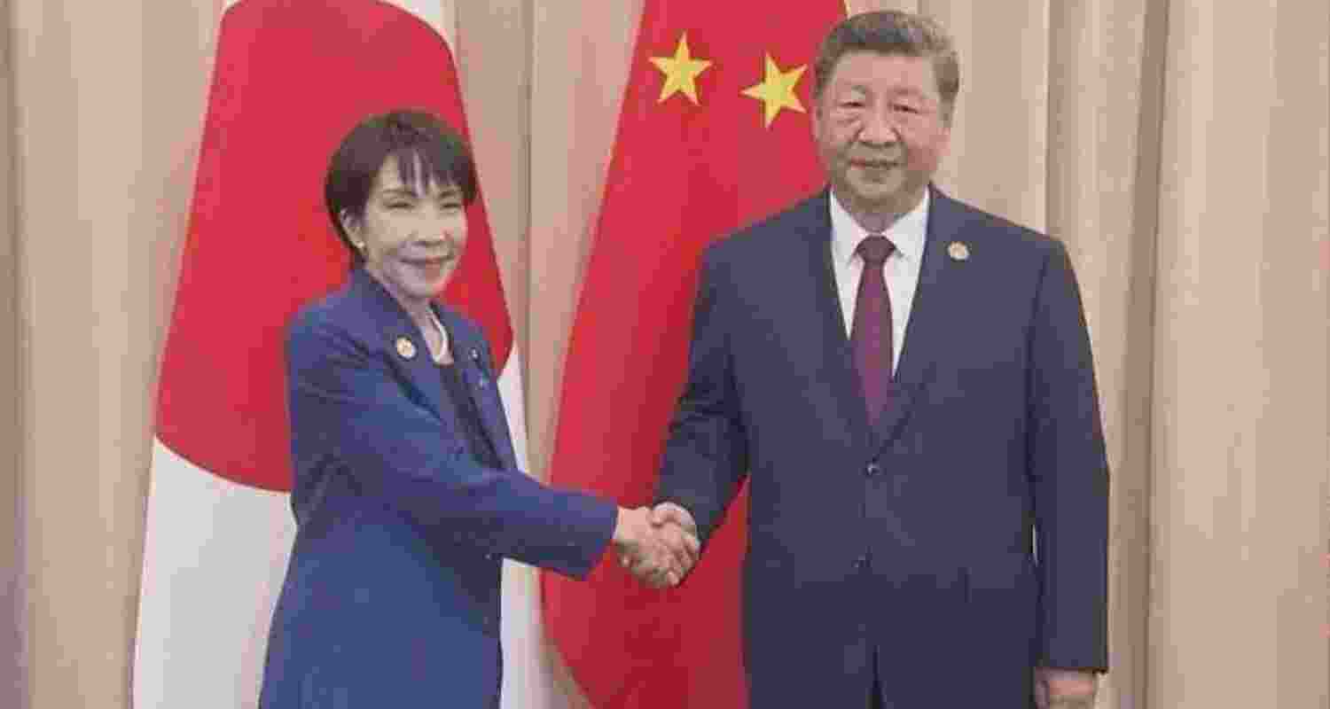 Newly elected Japanese PM Takaichi met China's Xi at APEC. 