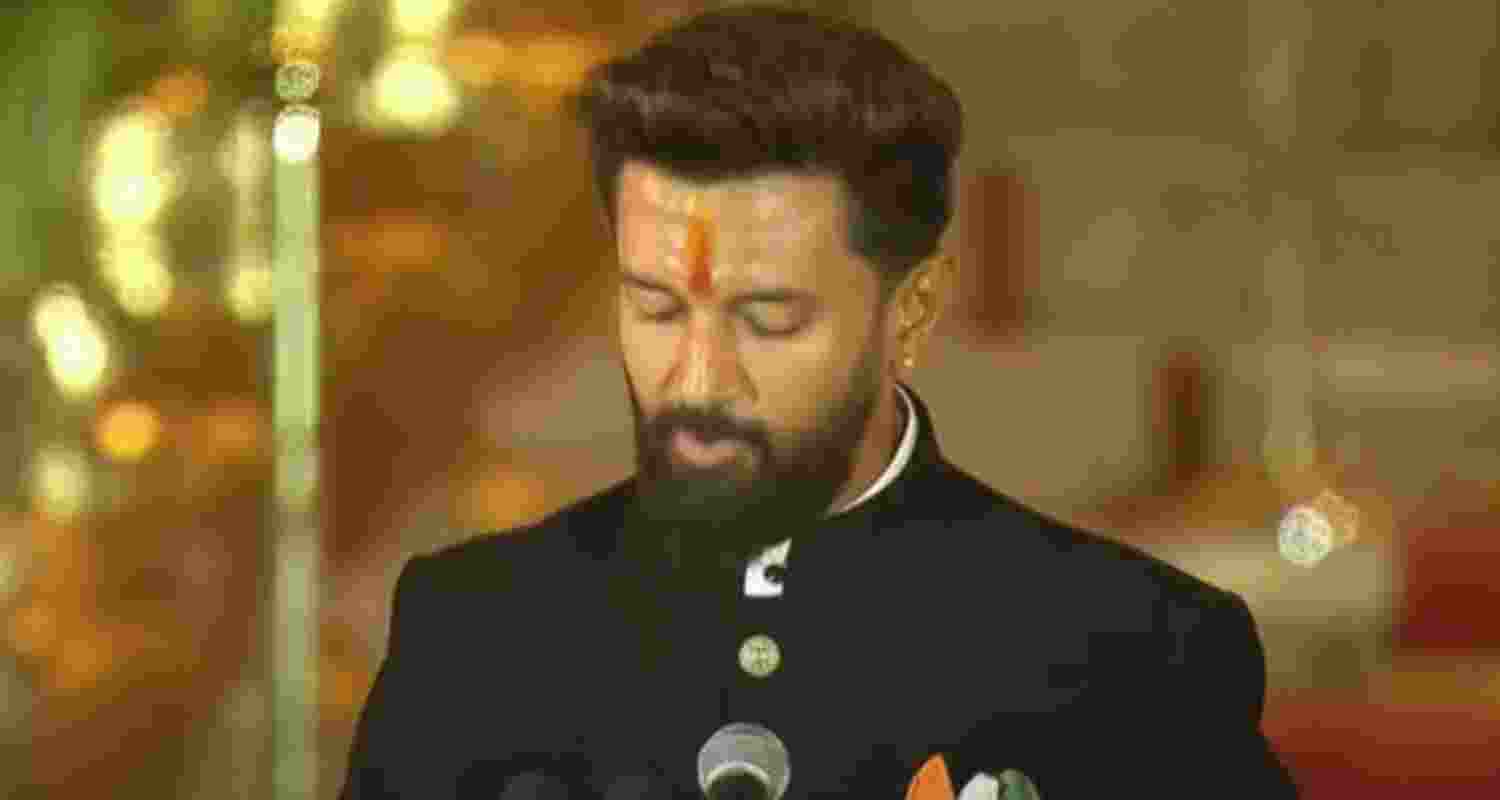 Chirag Paswan takes oath as cabinet minister in Modi 3.0.