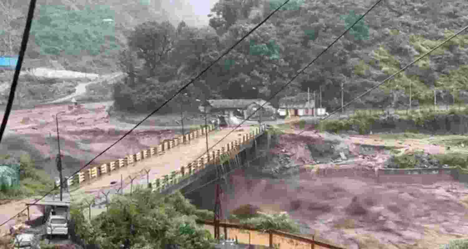 Cloudburst in Himachal's Kullu.