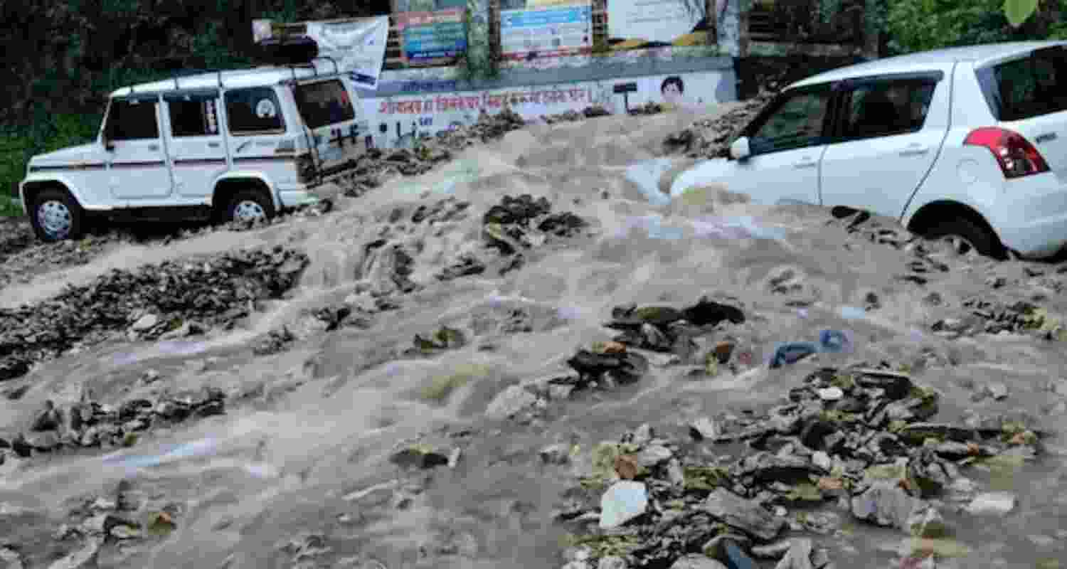 A cloudburst in Uttarakhand’s Rudraprayag and Chamoli districts triggered flash floods.