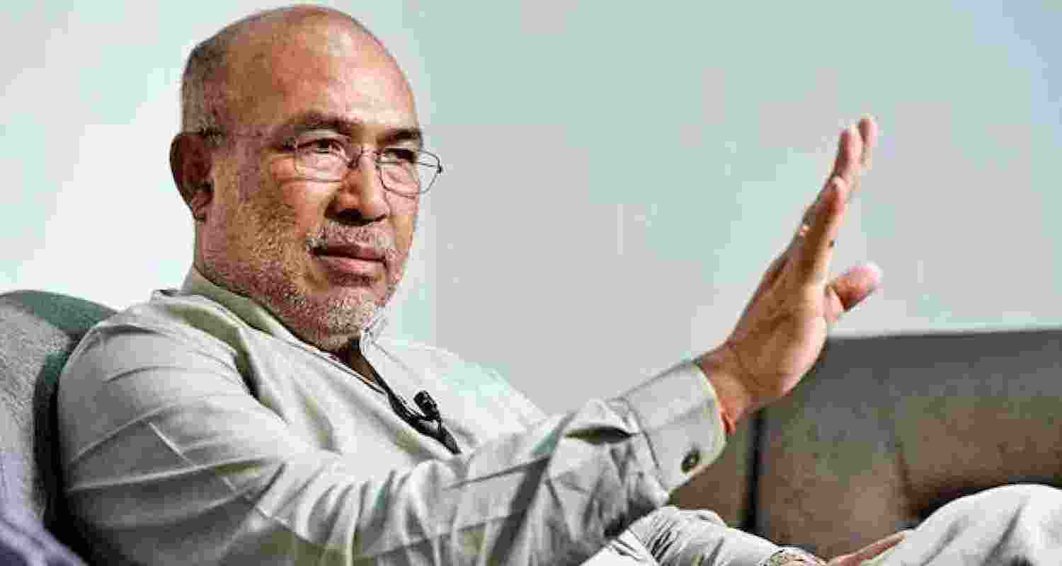 Manipur CM N Biren Singh. 