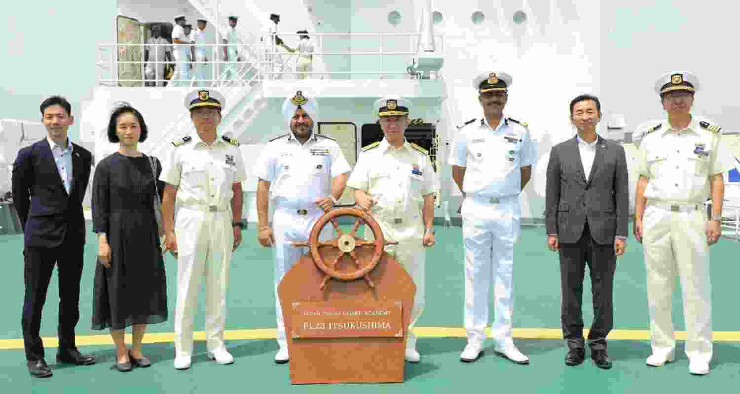 Japan Coast Guard ship arrives in Chennai for joint training
