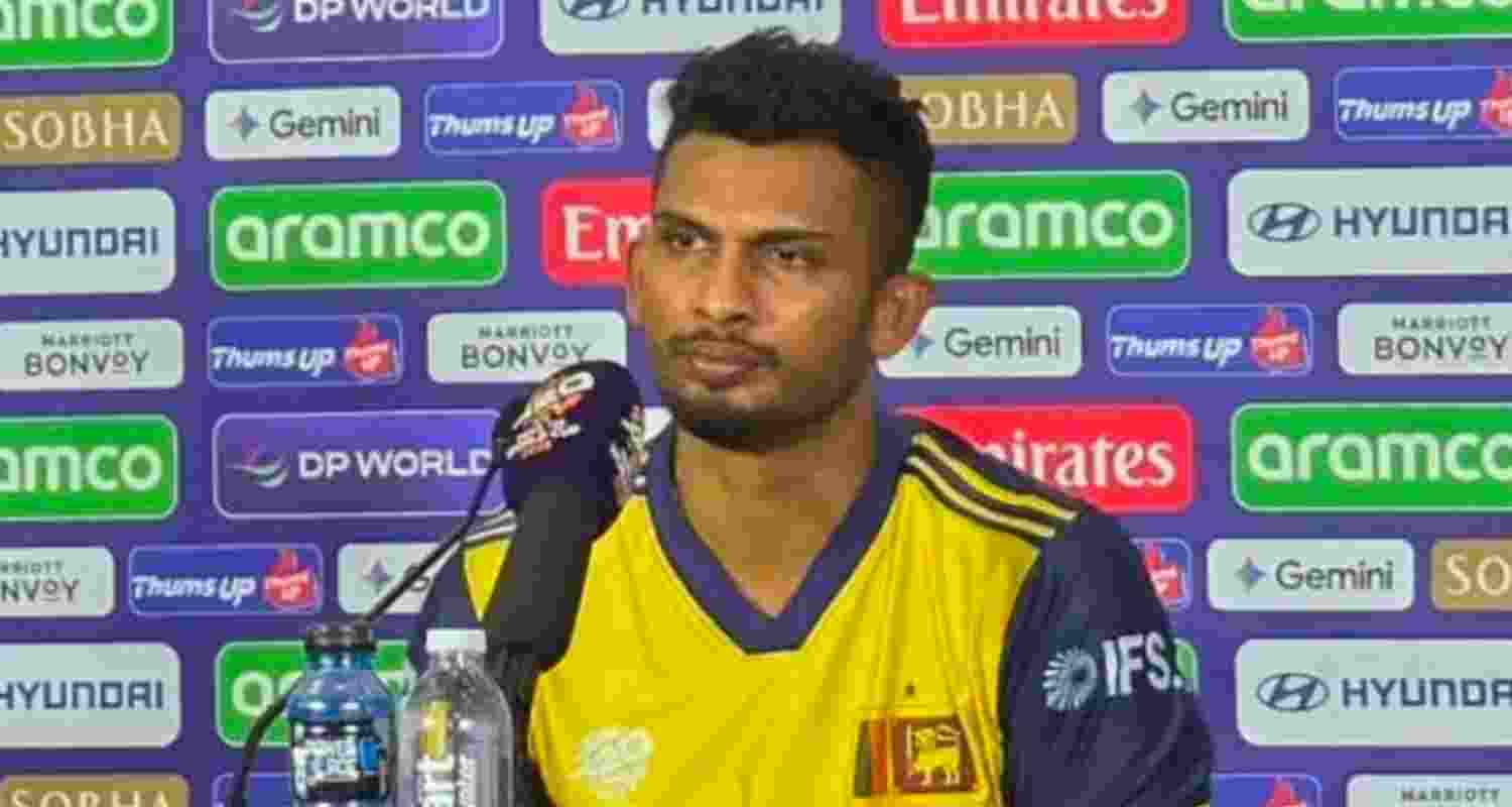 Sri Lankan captain Dasun Shanaka - file image.