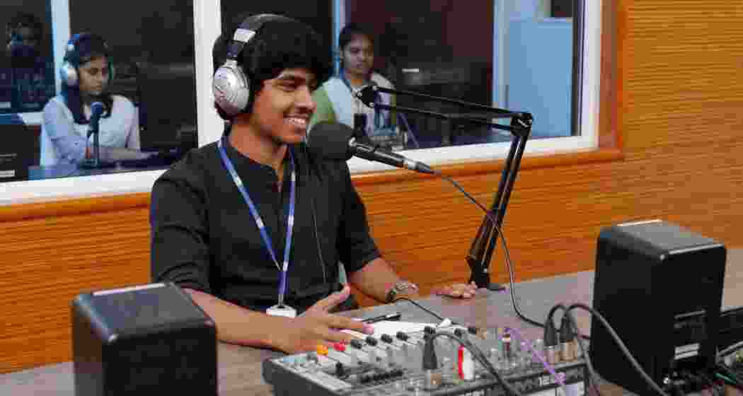 A community radio station run by students.