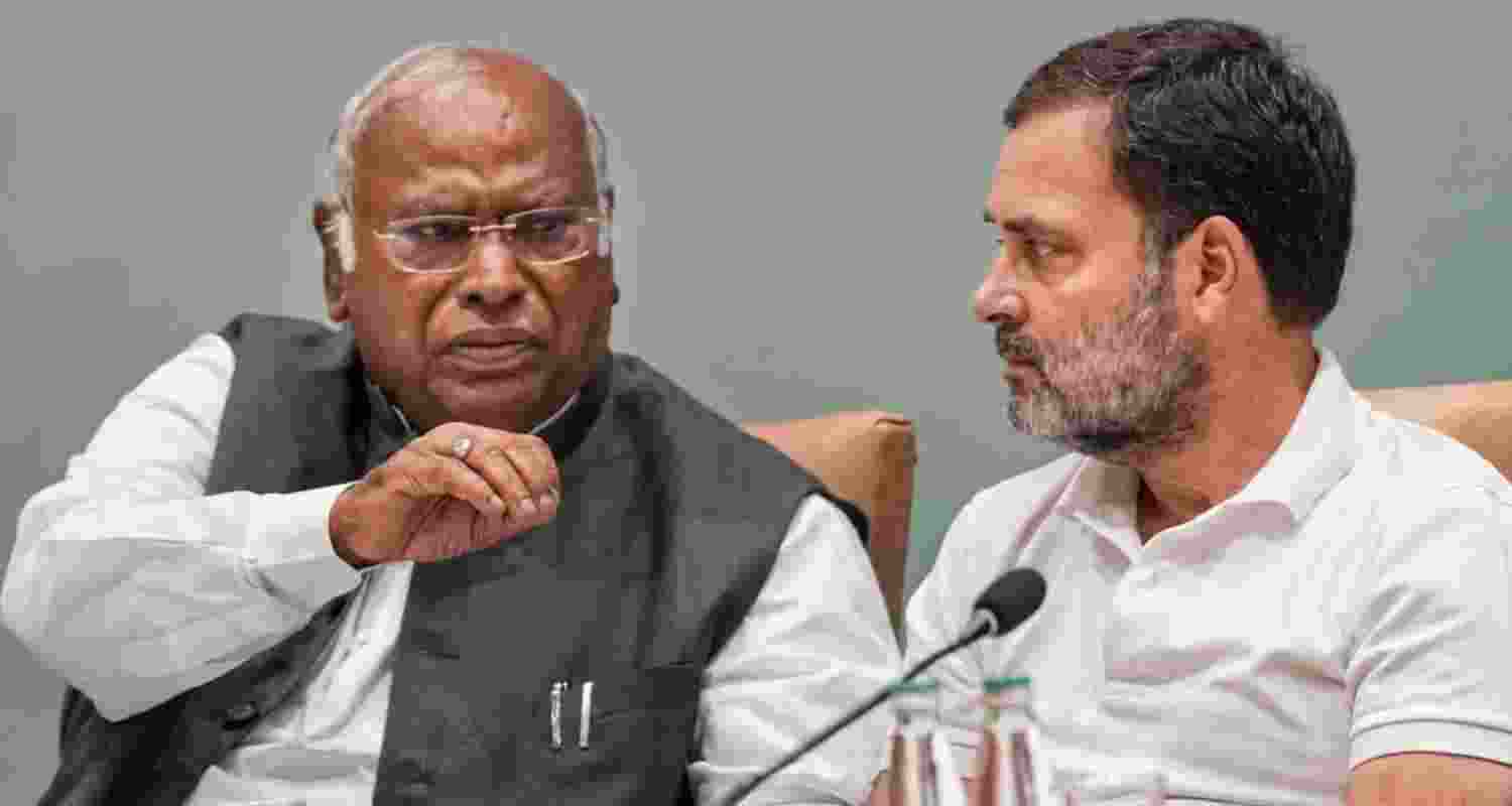 Congress leaders meet at Mallikarjun Kharge’s residence to strategise on women’s reservation and delimitation ahead of special Parliament session.