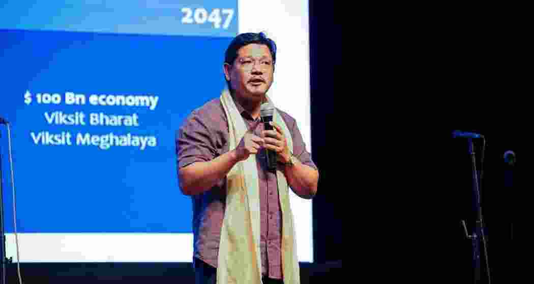 A file photo of Meghalaya Chief Minister Conrad K Sangma.