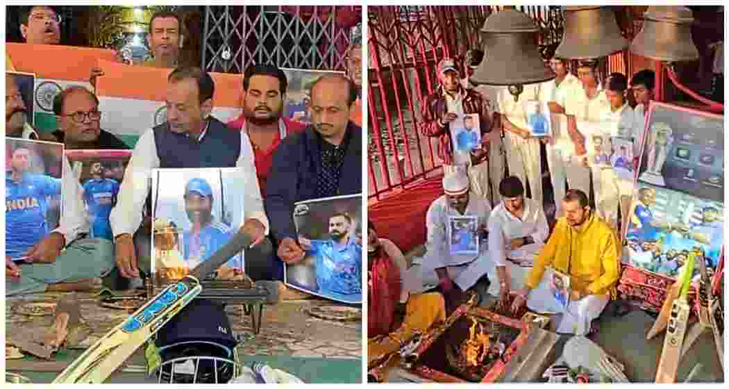 Cricket enthusiasts in Kanpur and Varanasi hold special prayers, performing a ‘havan’ and ‘aarti’ at temples, seeking divine blessings for Team India’s victory in the ICC Champions Trophy final against New Zealand on Sunday.
