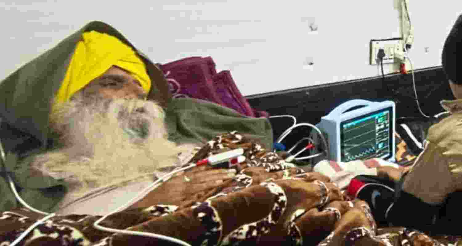 Farmer leader Jagjit Singh Dallewal. 