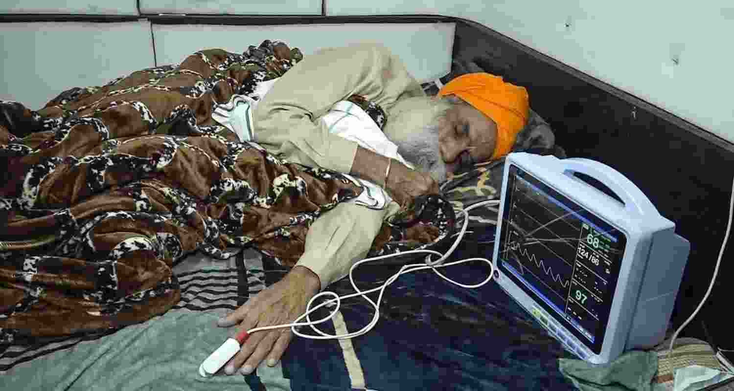 Farmer leader Jagjit Singh Dallewal.