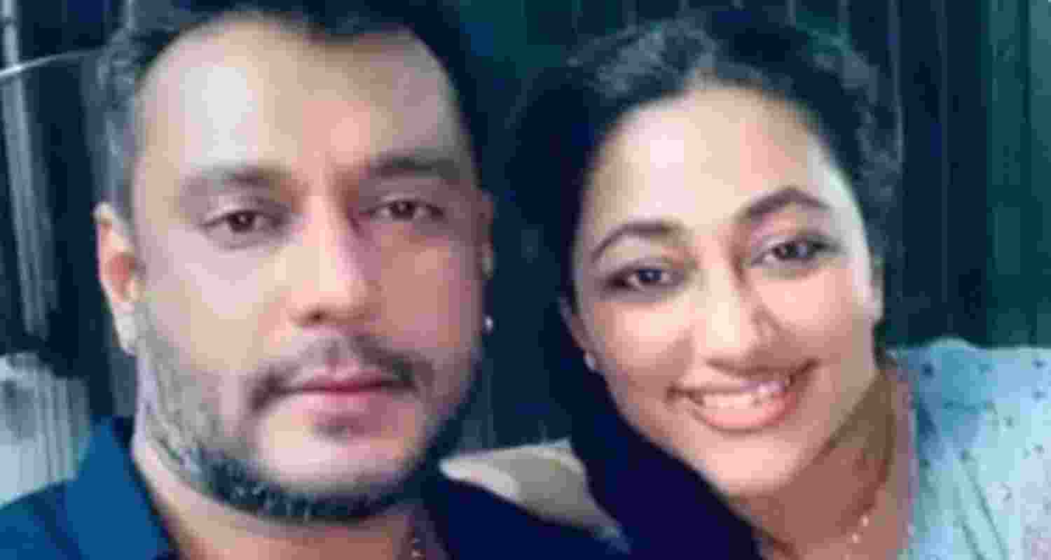 Kannada actor Darshan's wife urges his fans to stay calm
