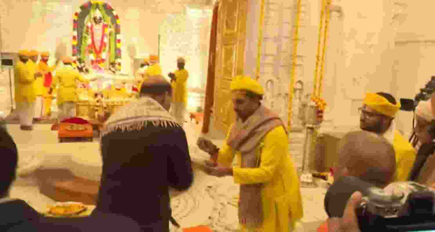 Pran Pratishtha Dwadashi rituals begin at Ayodhya’s Ram Temple marking the second anniversary of Ram Lalla’s consecration; Rajnath Singh to attend.