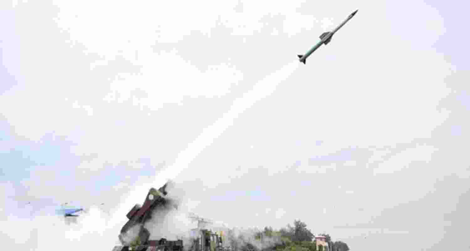 The air-defence system has been developed by the DRDO, announced Rajnath Singh.