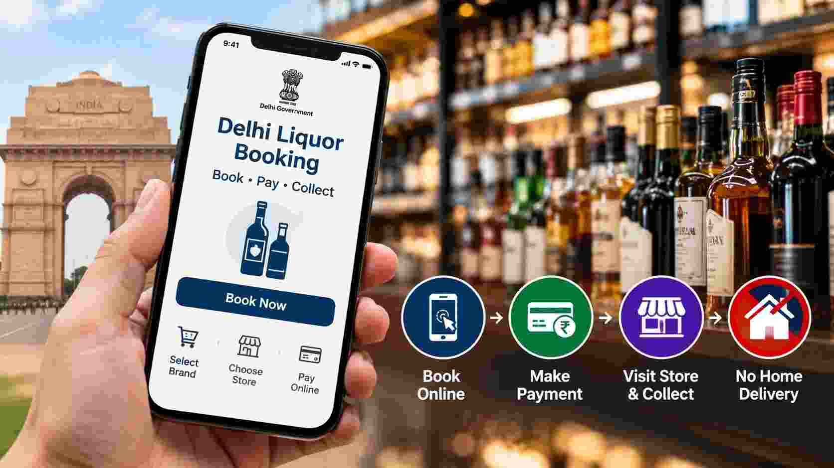Delhi Liquor Booking App