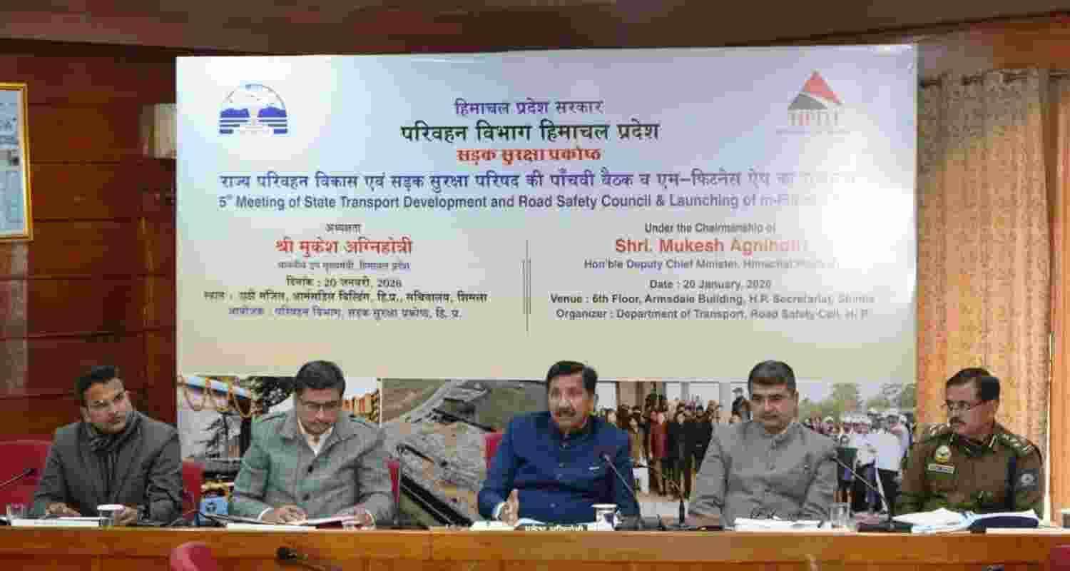 Deputy Chief Minister Mukesh Agnihotri 