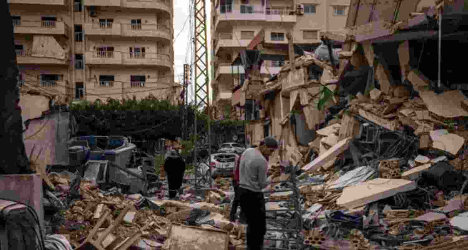 Local television footage from the scene of one of the strikes in Bekaa showed the targeted site appeared to be an apartment building.