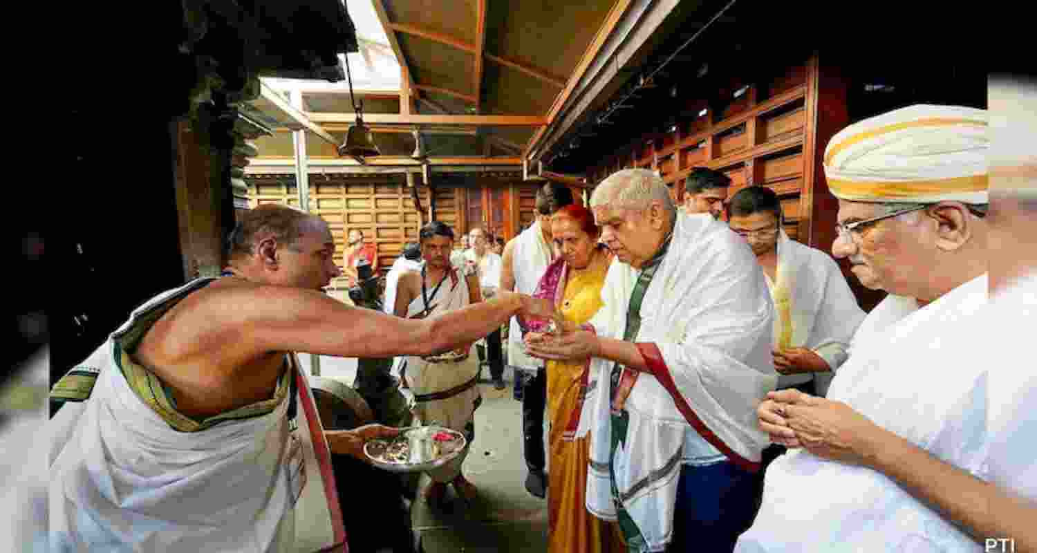 Do away with VIP culture in temples, says Vice Prez Dhankhar