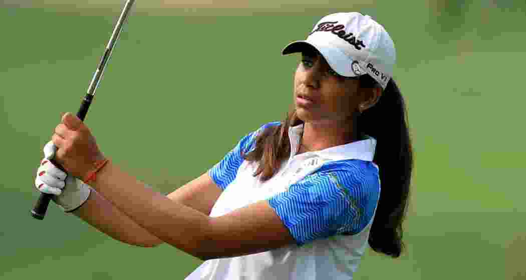 Indian golfer Diksha Dagar in action. (File photo)