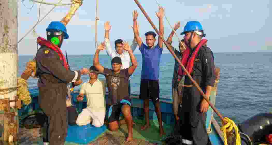 Indian Coast Guard conduct Sagar Kavach exercise in Karnataka and Kerala coast. (File photo)