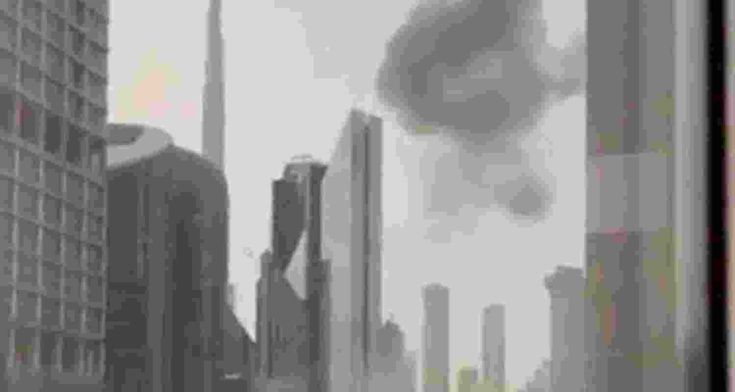 Loud explosions were reported outside buildings in Dubai as the Iran–Israel–US war intensified, with missile interceptions and debris striking parts of the city.