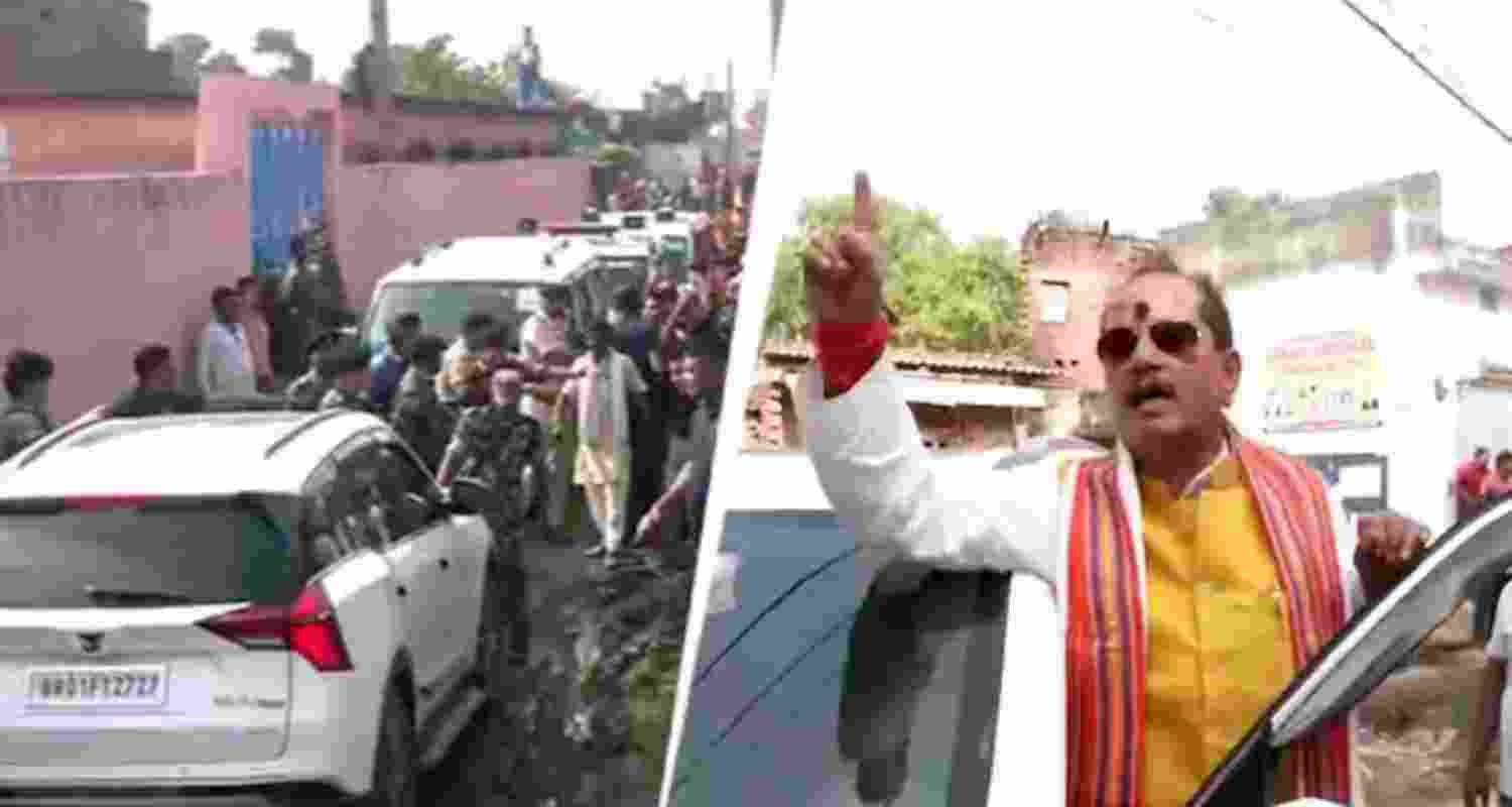 Bihar Dy CM's convoy attacked; EC responds