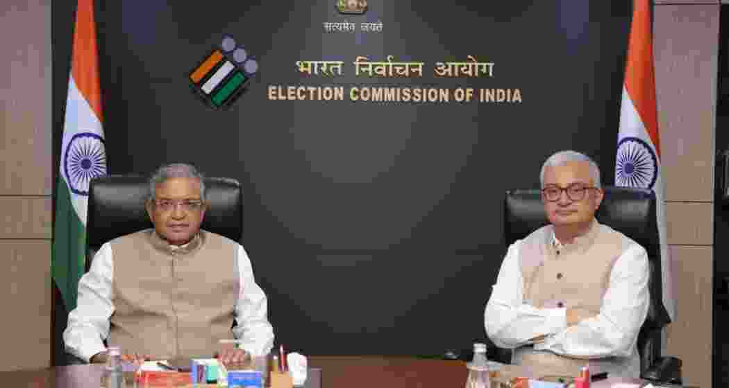 Chief Election Commissioner Gyanesh Kumar & Election Commissioner Vivek Joshi. (File photo)