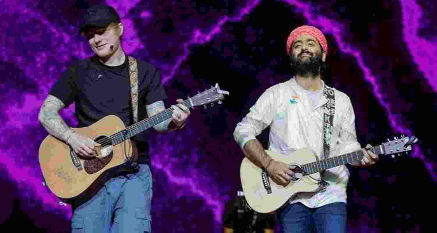 Ed Sheeran surprises fans at Arijit Singh's London concert