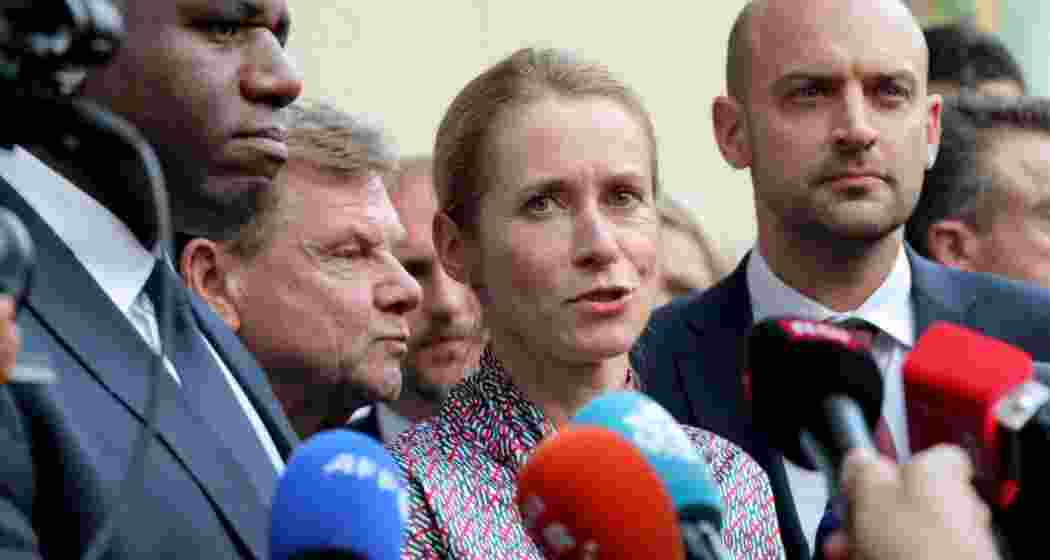  European Union diplomats speak to media after nuclear talks with Iran in Geneva, Switzerland, June 20, 2025. 