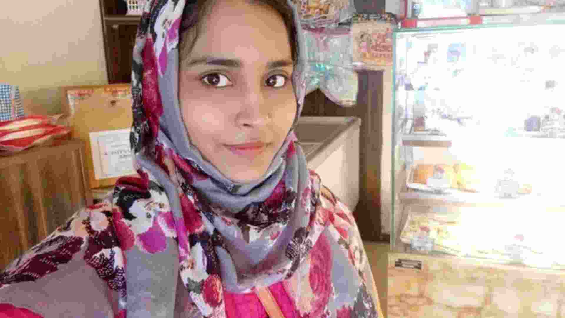 A file photo of student activist Gulfisha Fatima.