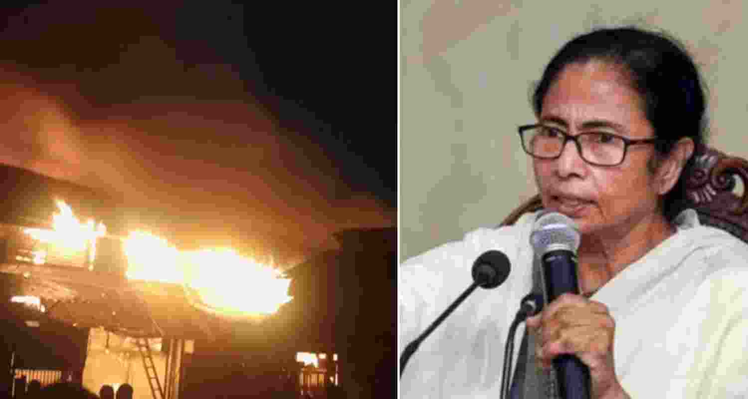 Massive fire guts 1,300 shops in Kolkata; Mamata offers aid