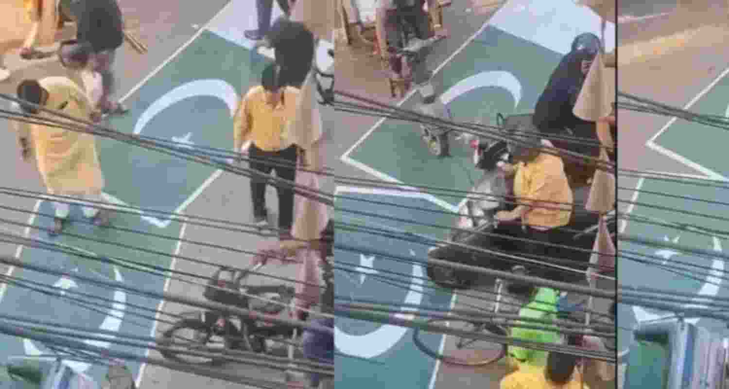 People spit on, walk over Pakistan flag in Ranchi