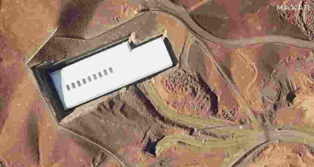 An image of the Fordow nuclear facility, Iran’s heavily fortified underground site, reportedly targeted by US B-2 bombers, before the attack. Tehran says the structure remains intact, with no radiation leak or public safety threat.