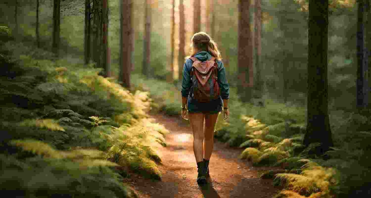 Forest walks, water sounds enhance mental well-being
