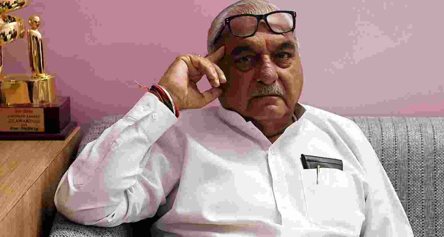 Former chief minister Bhupinder Singh Hooda.