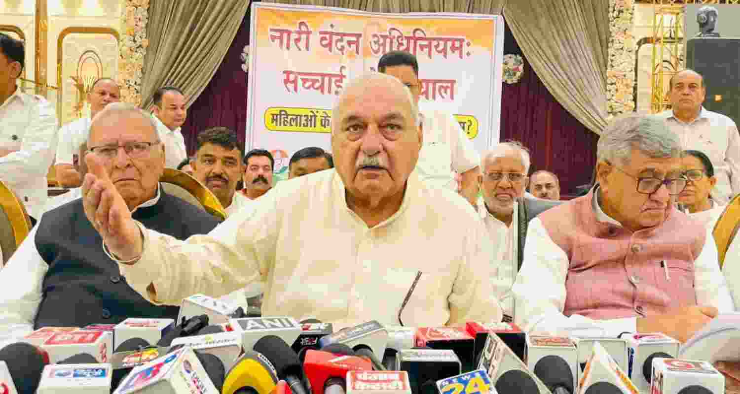 Former chief minister Bhupinder Singh Hooda.