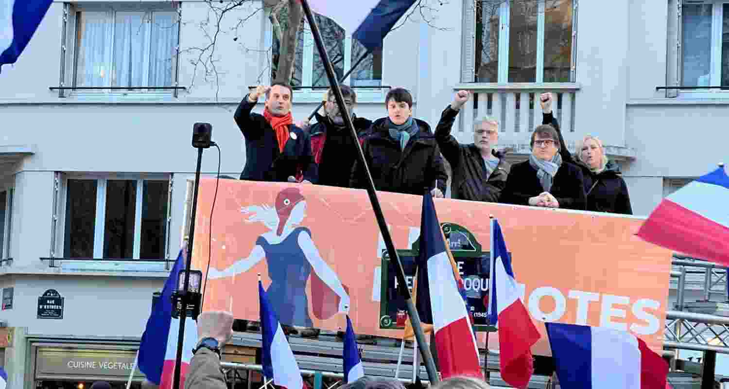 Frexit protests intensified in Paris as farmers and activists demanded France’s exit from the EU, blaming EU policies and trade deals for harming agriculture.
