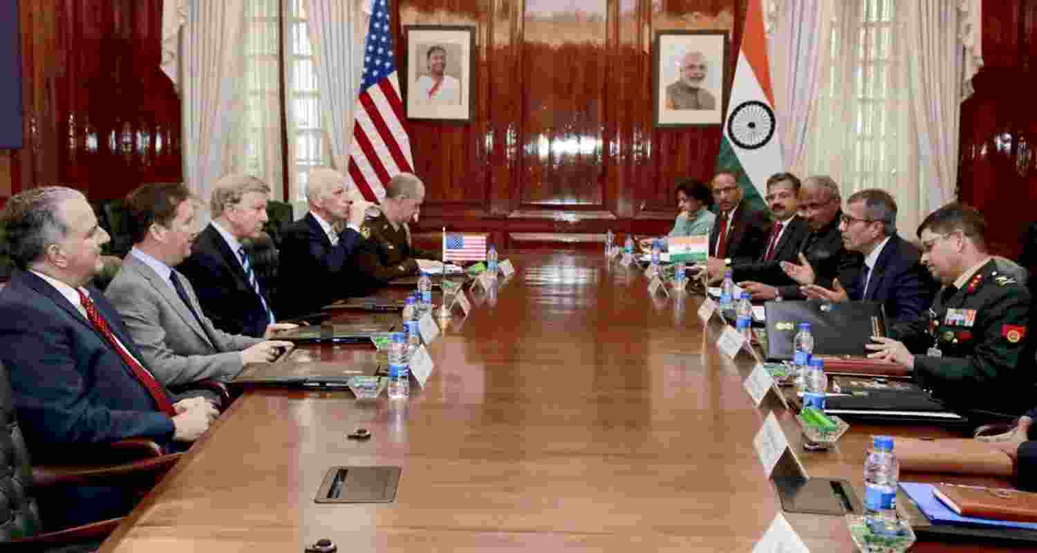 The US Congressional delegation, currently in India, is being led by Chairman of the House Armed Services Committee (HASC), Mike Rogers, along with US Ambassador to India, Sergio Gor. The Indian side is being represented by Defence Secretary, Rajesh Kumar Singh, and other officials