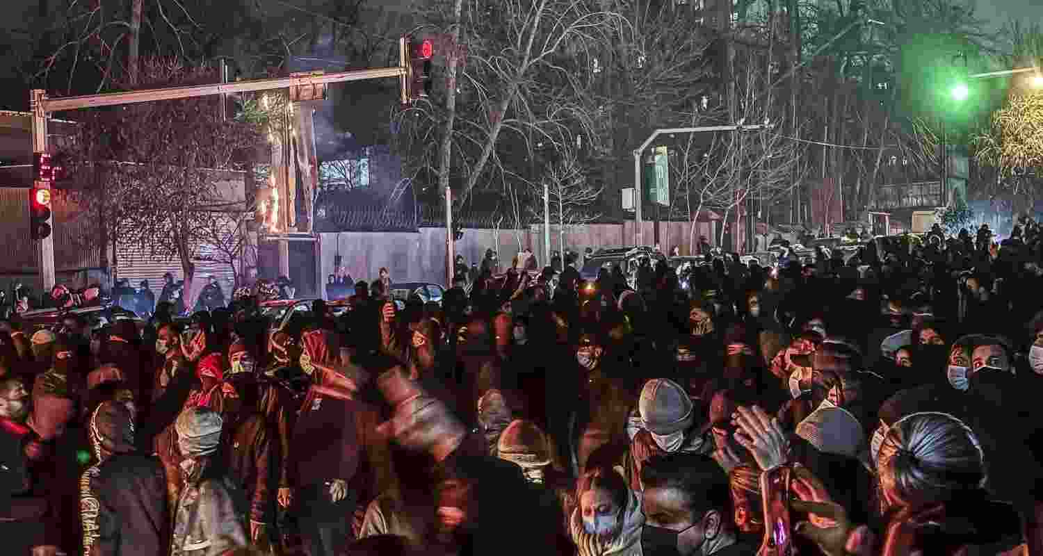 While acknowledging that the killings of protesters is “significant” and that his administration would “act accordingly”, Trump called on Tehran to “show humanity”.