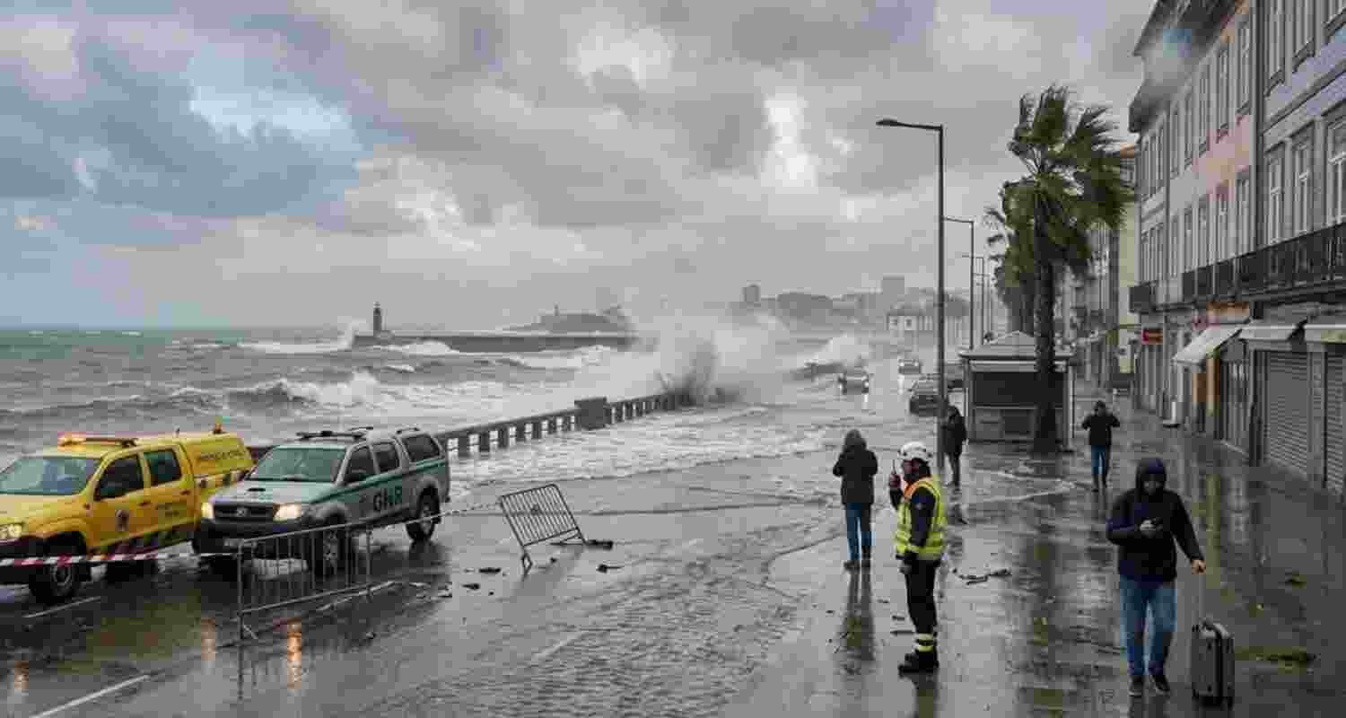 In southern Spain’s Malaga province, authorities were still searching for a girl who fell into the Turvilla river on Wednesday while trying to save her dog