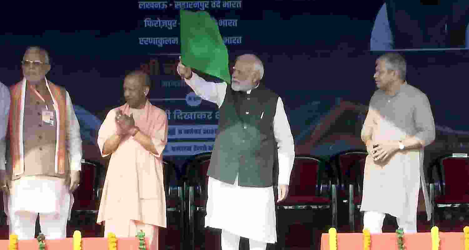 The new Vande Bharat Express trains will operate on the Banaras-Khajuraho, Lucknow-Saharanpur, Firozpur-Delhi and Ernakulam-Bengaluru routes