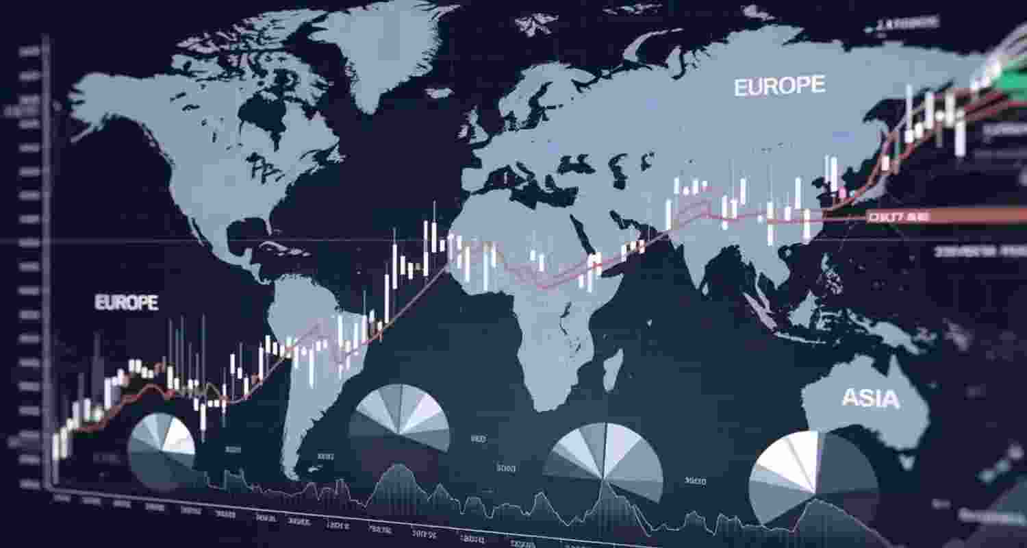 A rally of technology stocks on the Wall Street steadied Asian stocks as the dollar further slid