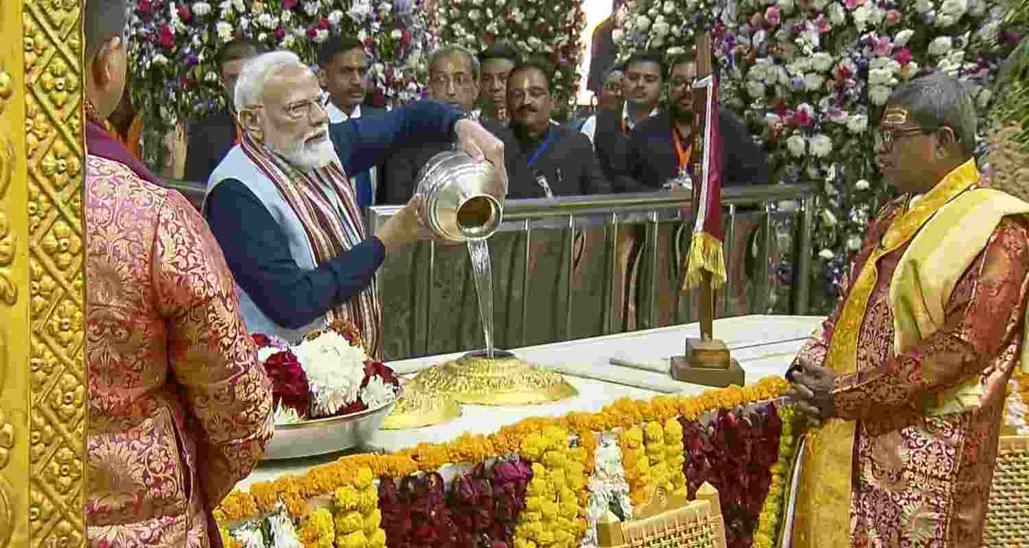 Ahead of the yatra, 108 horses of the Gujarat Police Mounted Unit, comprising locally bred Kathiawadi and Marwadi breeds, arrived to participate in the event that forms a part of the ongoing Somnath Swabhiman Parv