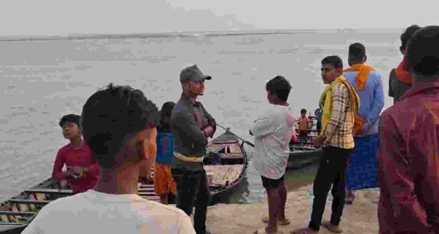 Two people died and six went missing after a boat carrying 15 passengers capsized in the Ganga near Patna, triggering rescue operations.