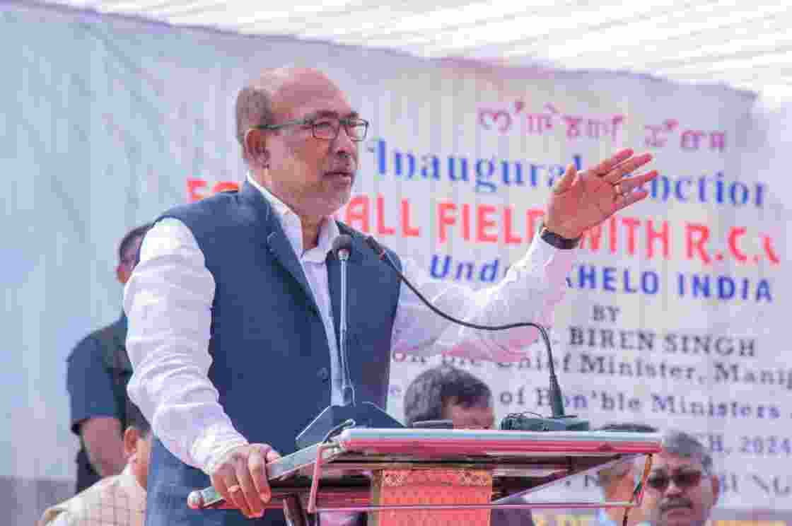 Manipur Chief Minister N. Biren Singh. 