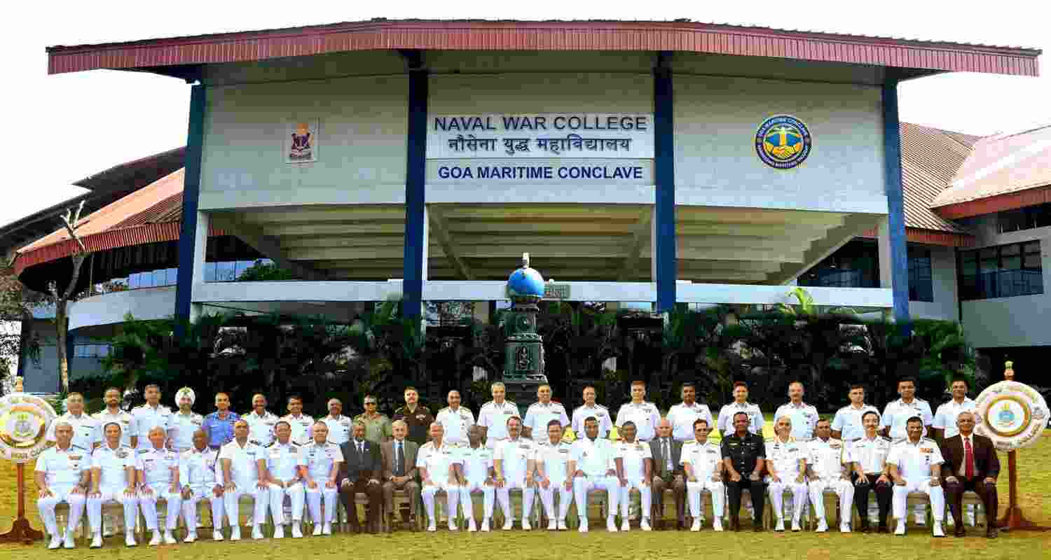 Navy Chief inaugurates Goa Maritime Conclave 2026 as 14 Indian Ocean nations discuss illegal fishing, drug trafficking and regional security.